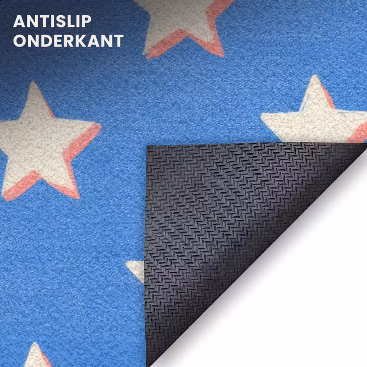 Deurmat - Sterren - Patroon - Blauw — 6