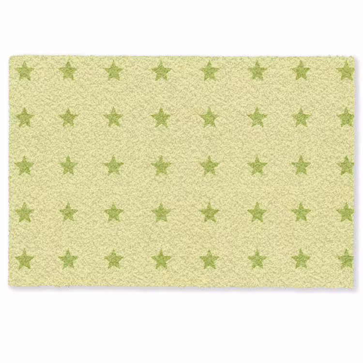 Deurmat - Sterren - Patroon - Groen — 1