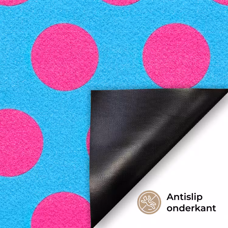 Deurmat - Stippen - Klassiek - Roze — 6