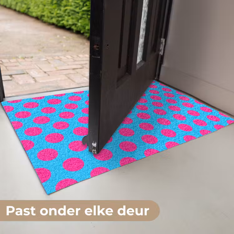 Deurmat - Stippen - Klassiek - Roze — 7