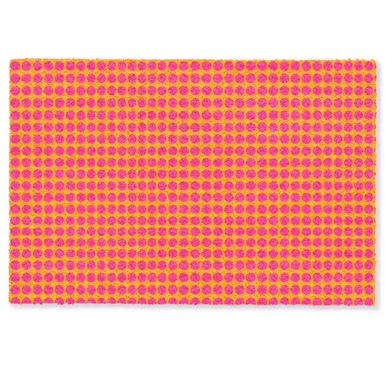 Deurmat - Stippen - Patroon - Oranje — 1