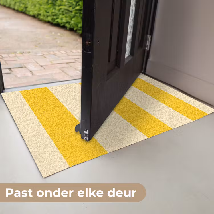 Deurmat - Strepen - Klassiek - Geel — 7