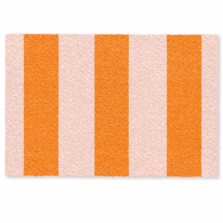 Deurmat - Strepen - Modern - Oranje — 1