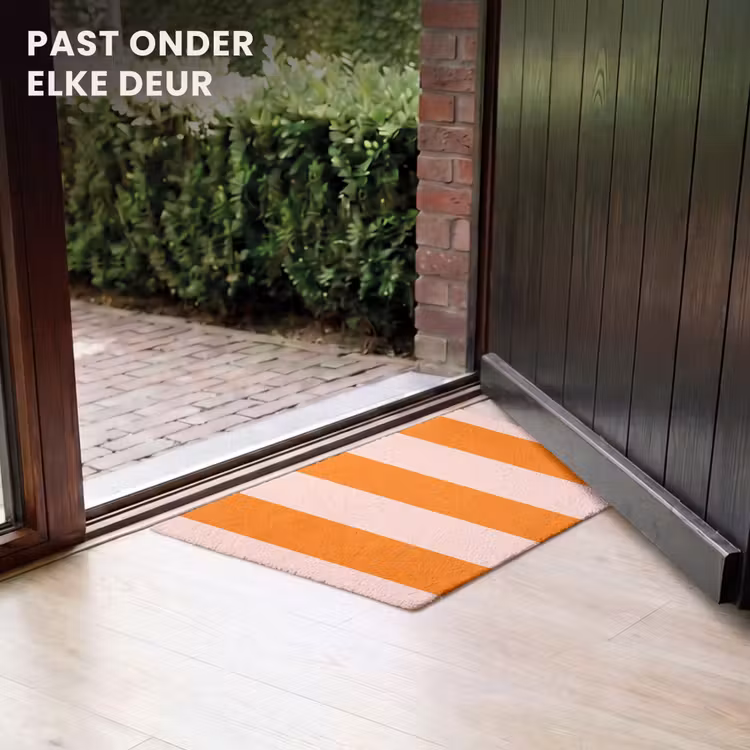 Deurmat - Strepen - Modern - Oranje — 7