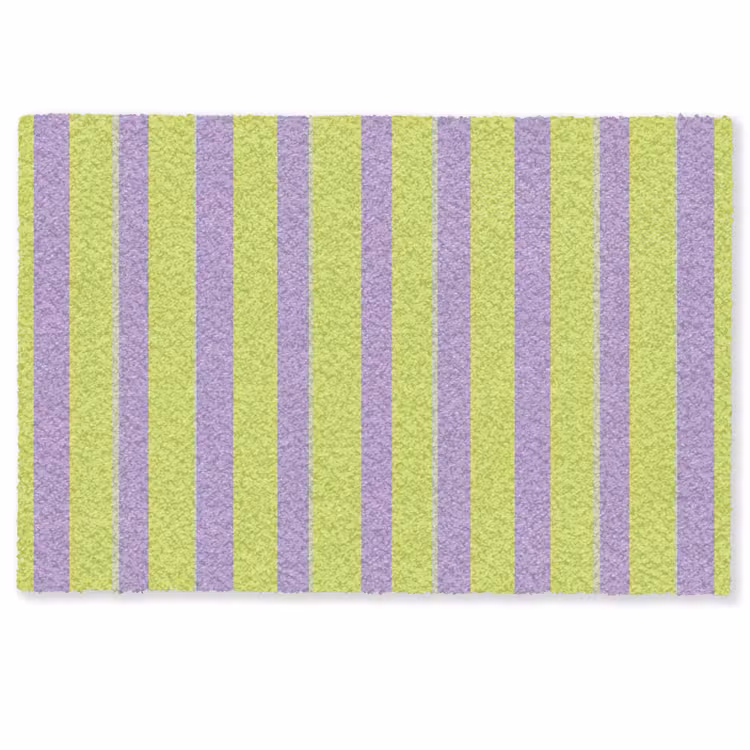Deurmat - Strepen - Patroon - Groen — 1