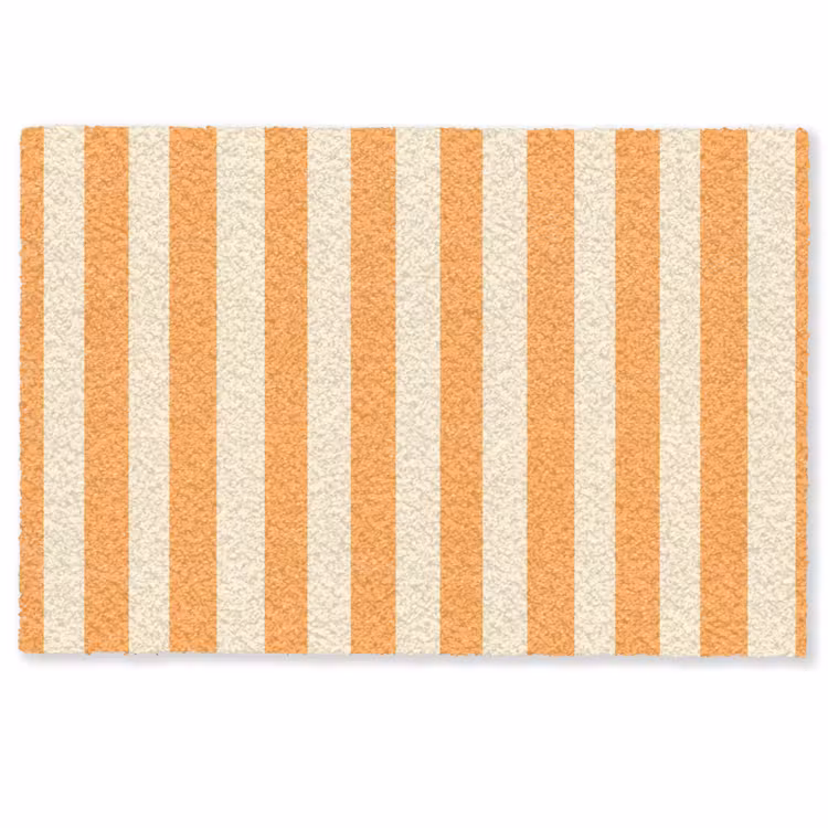 Deurmat - Strepen - Patroon - Oranje — 1