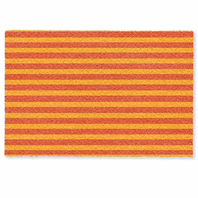 Deurmat - Strepen - Patroon - Oranje — 1