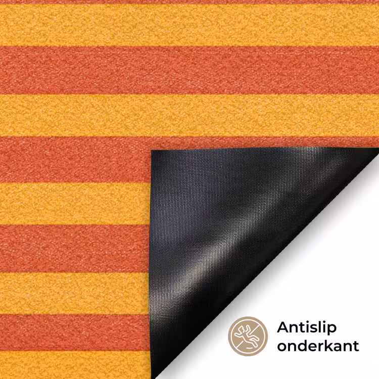 Deurmat - Strepen - Patroon - Oranje — 6