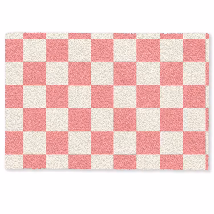 Deurmat - Traditioneel - Patroon - Roze — 1