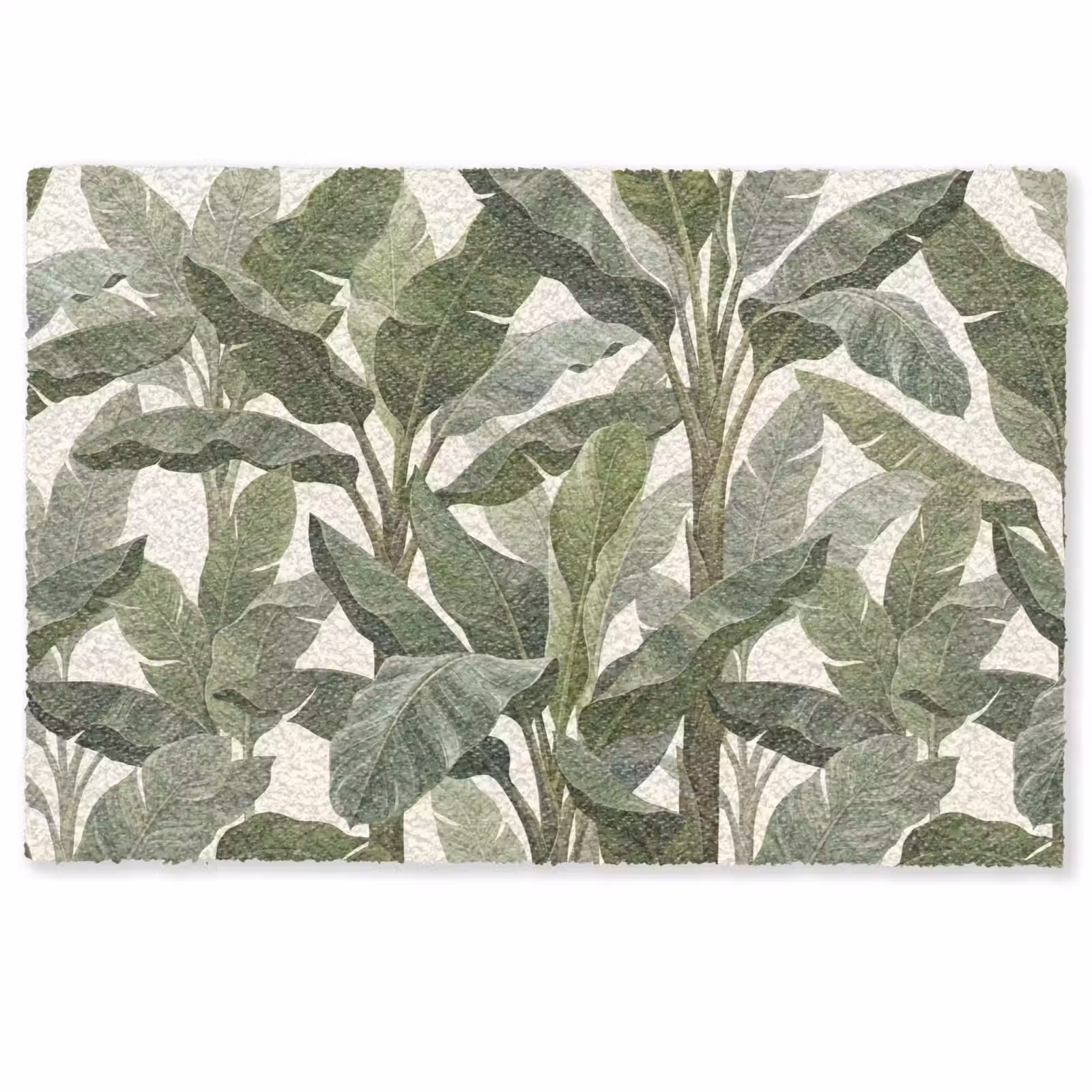 Deurmat - Planten - Bladeren - Tropisch - Groen — 1