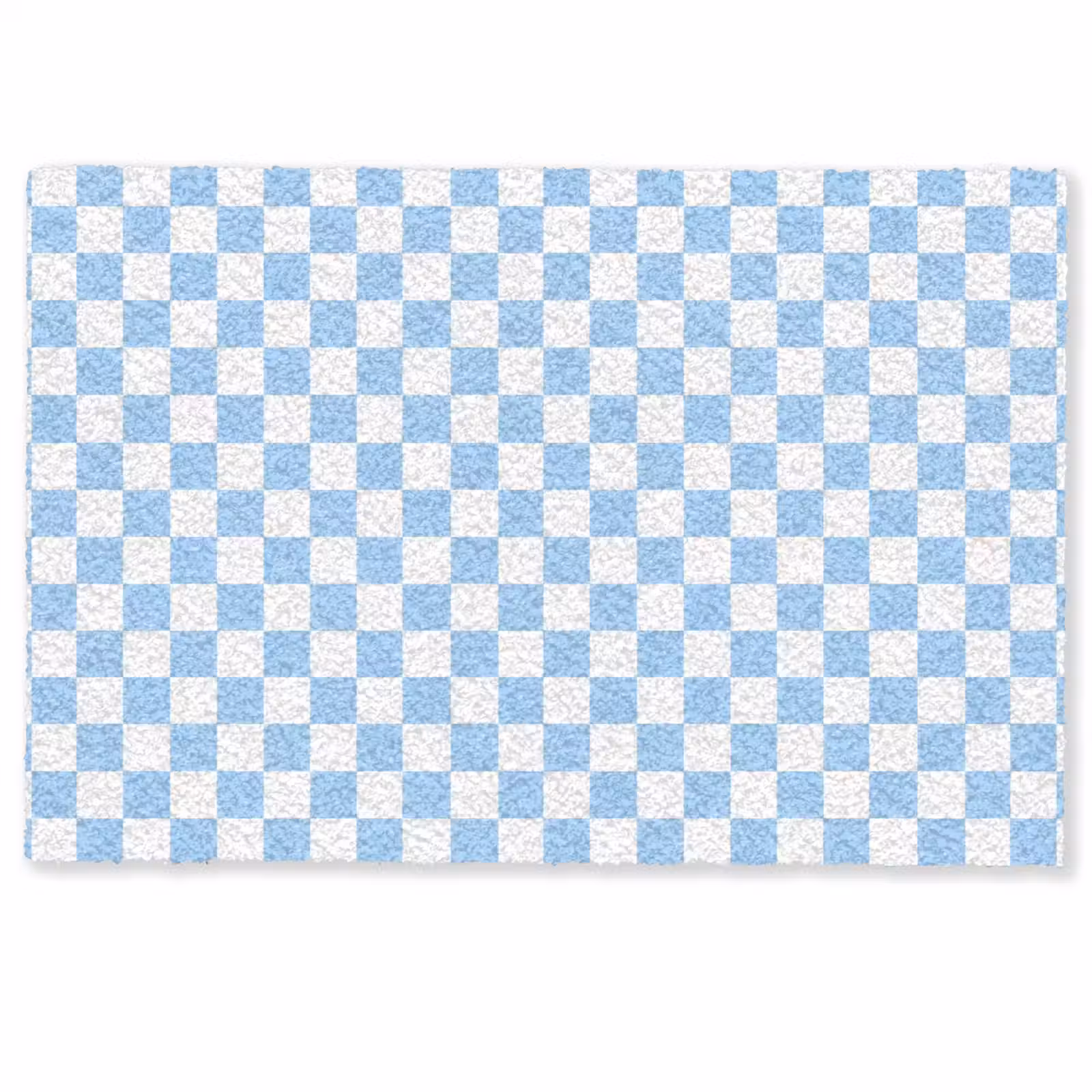 Deurmat - Schaakbord - Klassiek - Blauw — 1