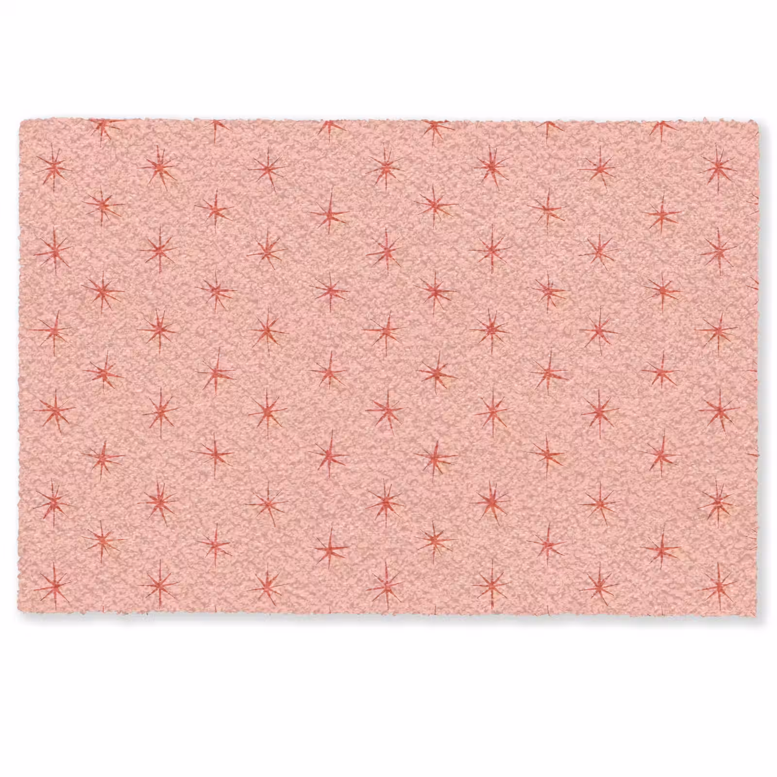 Deurmat - Sterretjes - Patroon - Oranje — 1