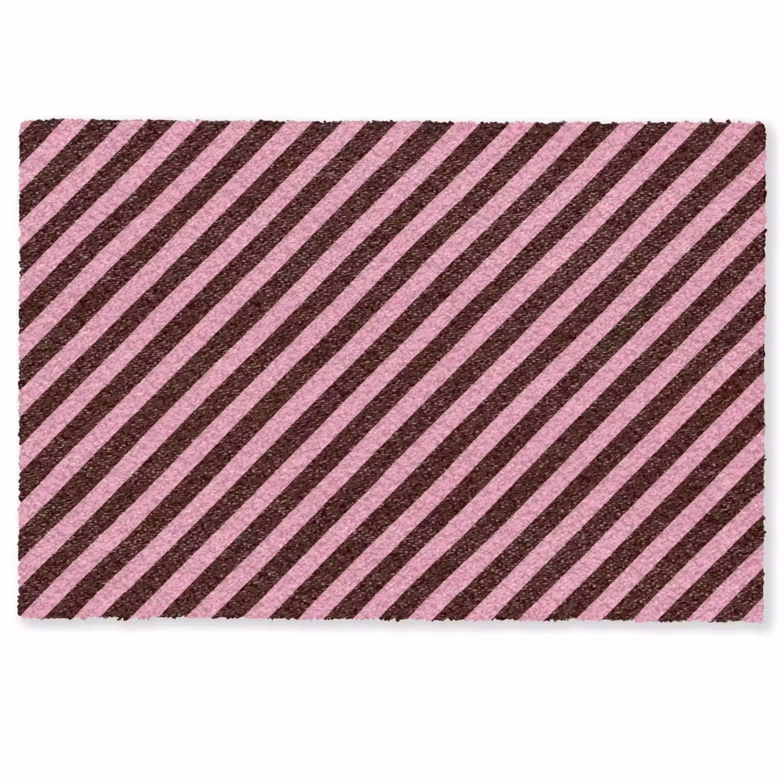 Deurmat - Strepen - Roze - Bruin — 1