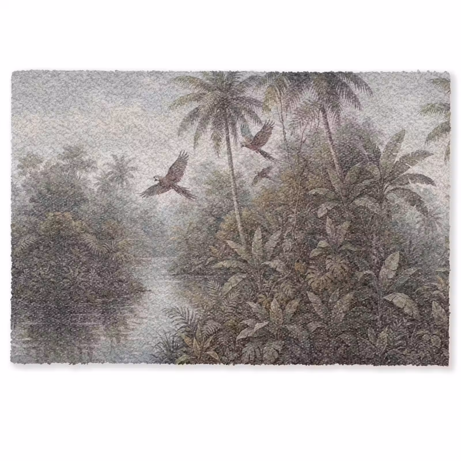 Deurmat - Vogel - Vliegend - Tropisch - Landschap - Klassiek — 1