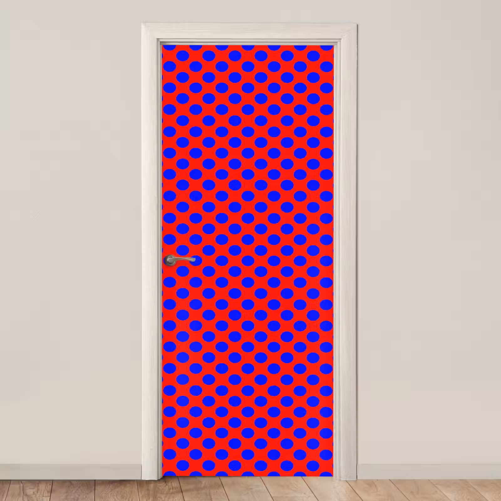 Deursticker - Dots - Klassiek - Rood — 1