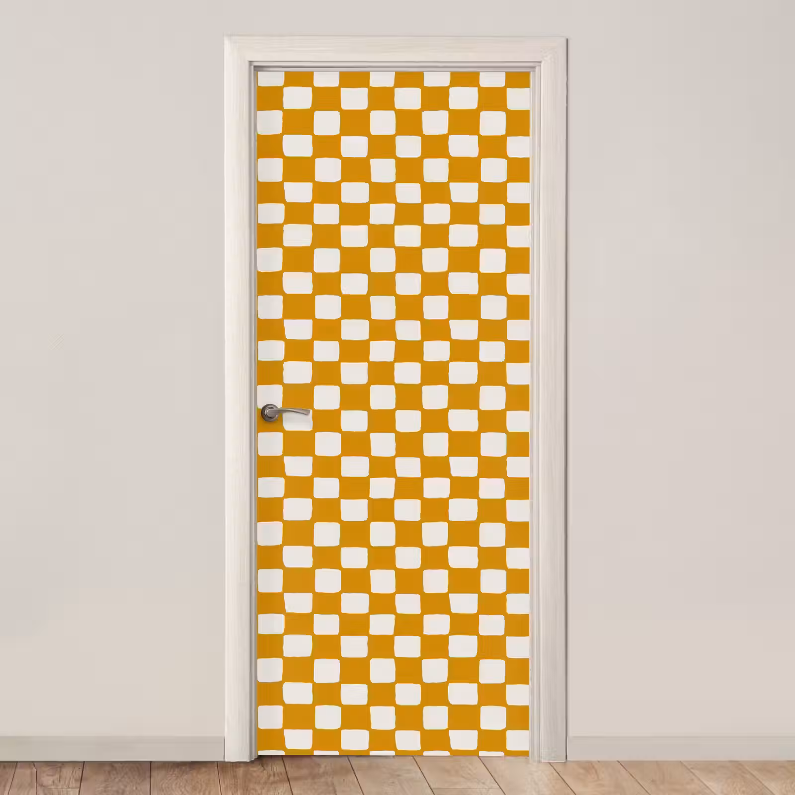Deursticker - Grafisch - Patroon - Oker — 1