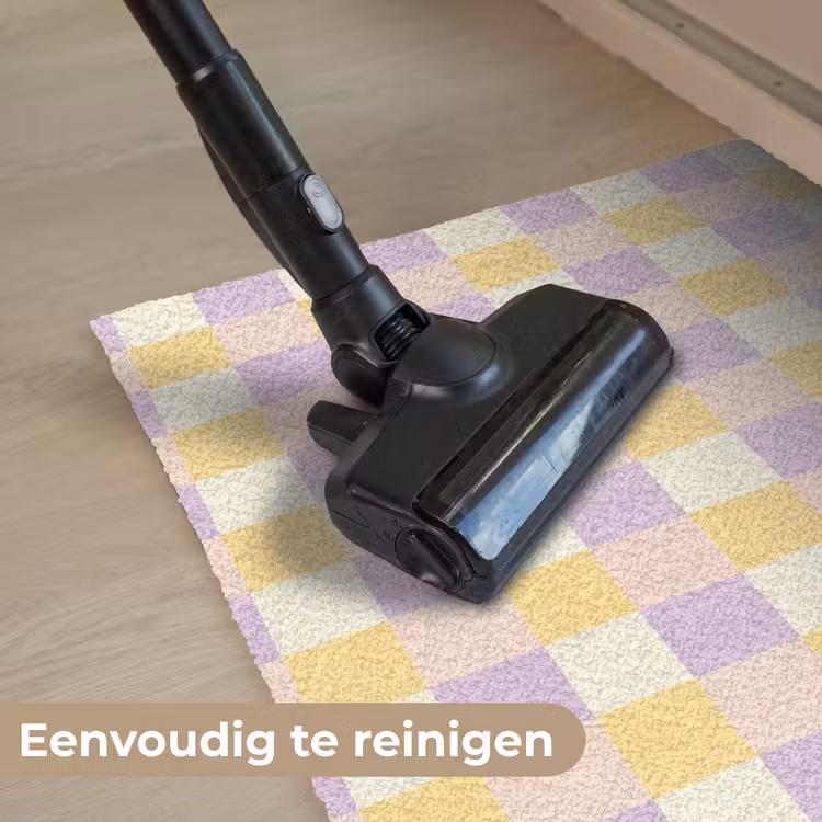 Deurmat - Blokjes - Lila - Geel — 9