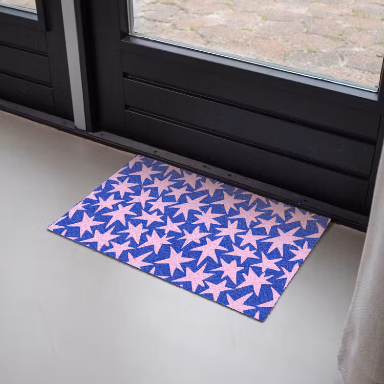 Deurmat - Modern - Sterren - Blauw — 2