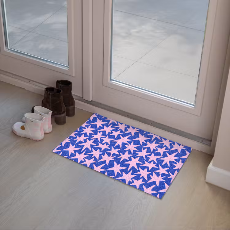 Deurmat - Modern - Sterren - Blauw — 8