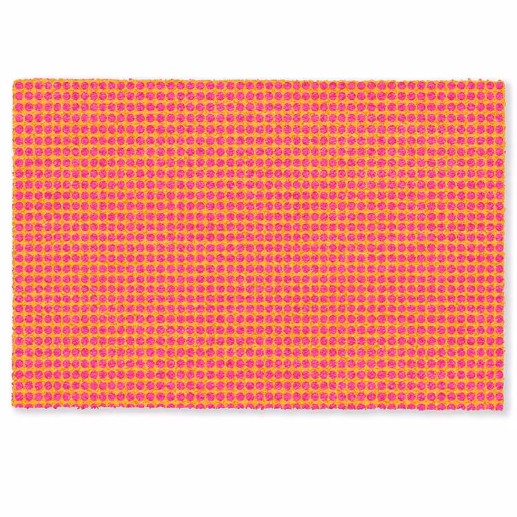 Deurmat - Modern - Stippen - Oranje — 1