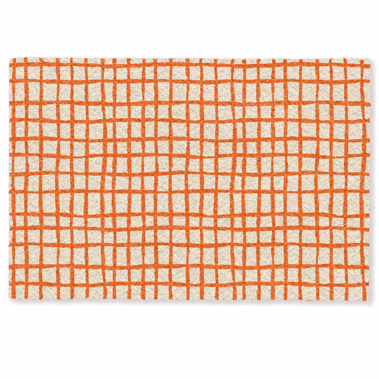 Deurmat - Patroon - Lijnen - Oranje — 1