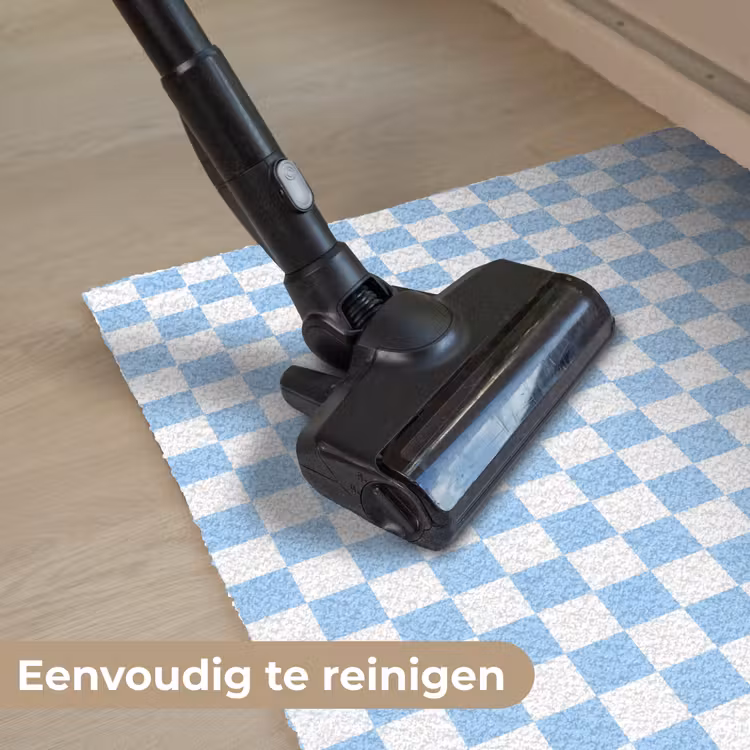 Deurmat - Schaakbord - Klassiek - Blauw — 9