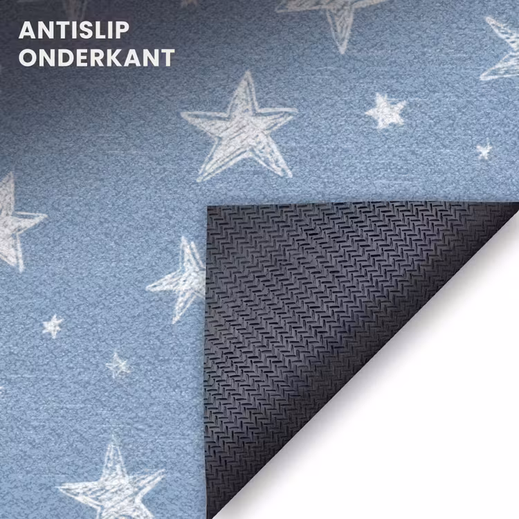 Deurmat - Sterretjes - Patroon - Blauw — 6