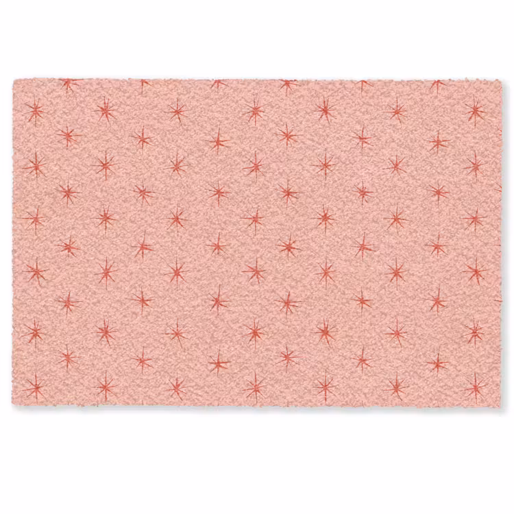 Deurmat - Sterretjes - Patroon - Oranje — 1