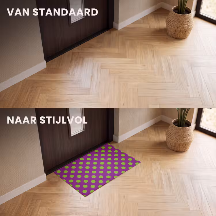Deurmat - Stippen - Klassiek - Groen — 3