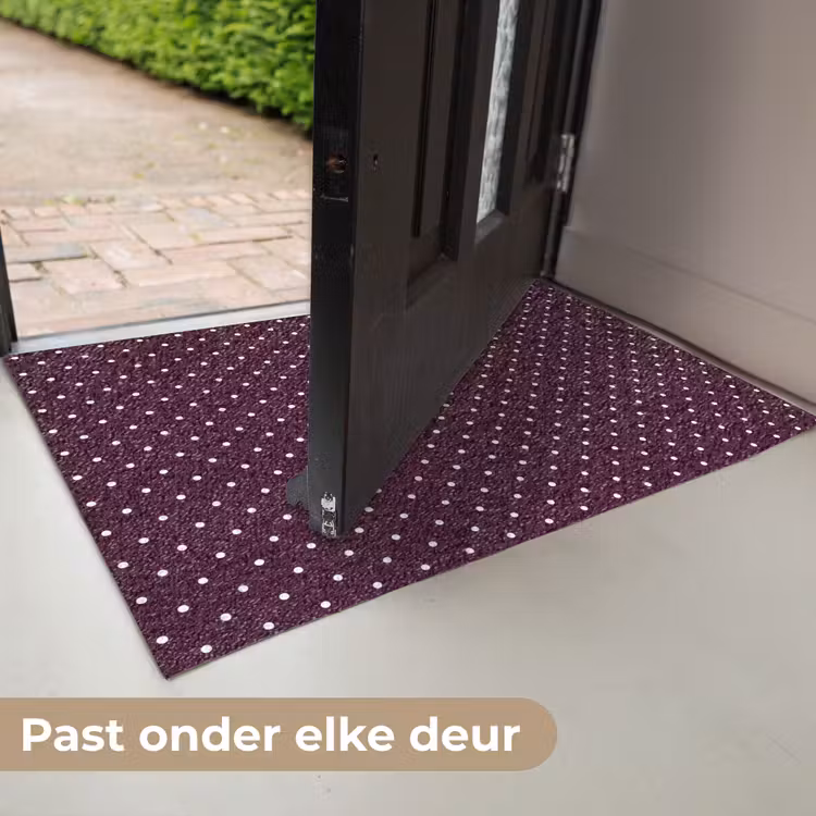 Deurmat - Stippen - Modern - Paars — 7