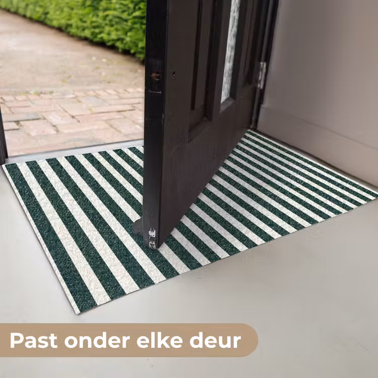 Deurmat - Strepen - Klassiek - Groen — 7