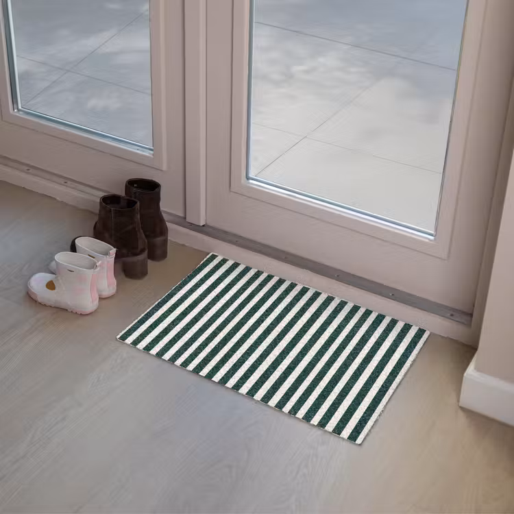Deurmat - Strepen - Klassiek - Groen — 8