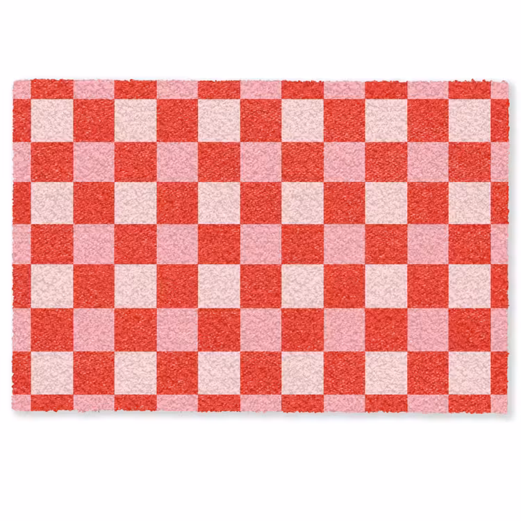 Deurmat - Vierkant - Klassiek - Rood — 1
