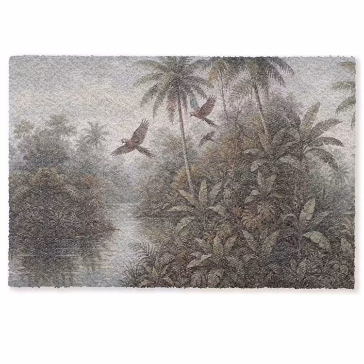 Deurmat - Vogel - Vliegend - Tropisch - Landschap - Klassiek — 1