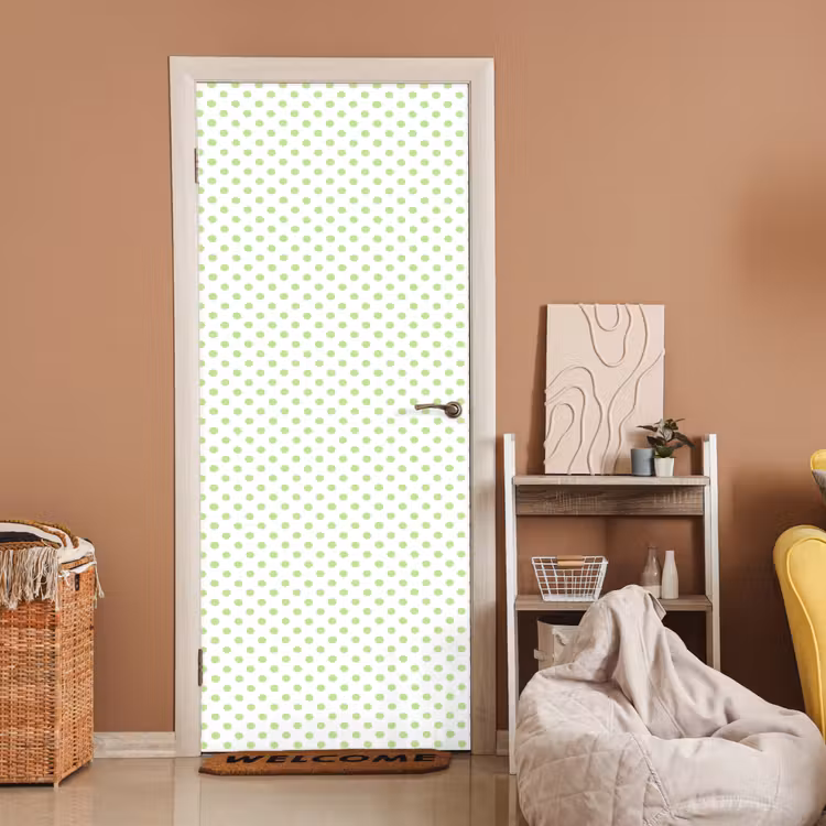 Deursticker - Dots - Klassiek - Groen — 2