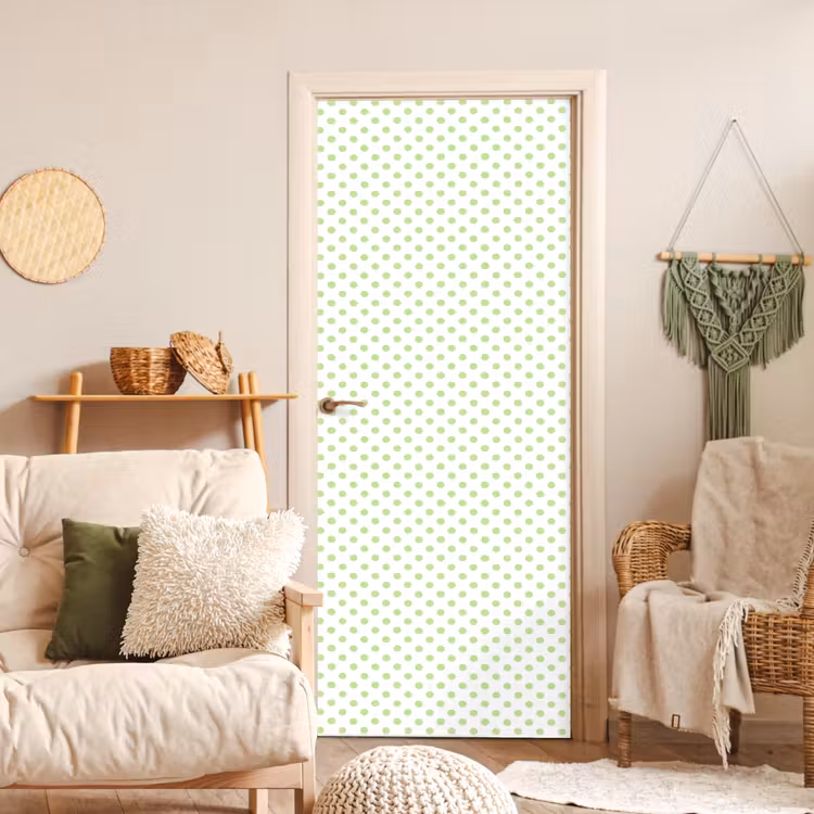 Deursticker - Dots - Klassiek - Groen — 4