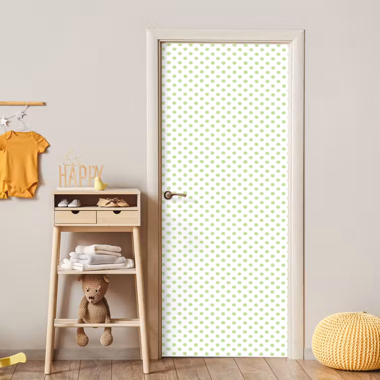 Deursticker - Dots - Klassiek - Groen — 6