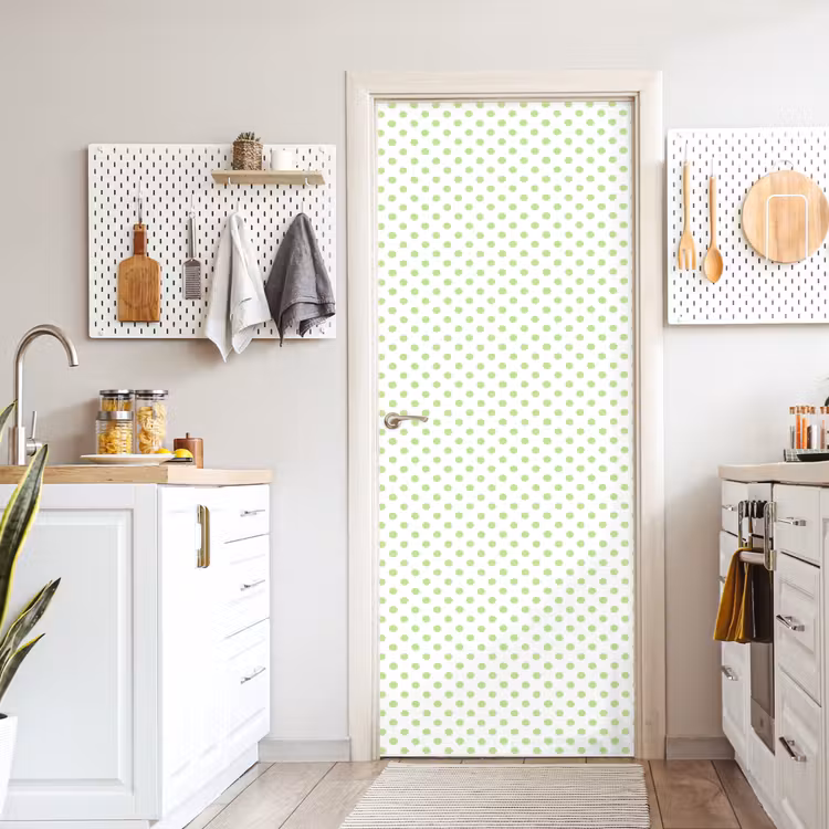 Deursticker - Dots - Klassiek - Groen — 7