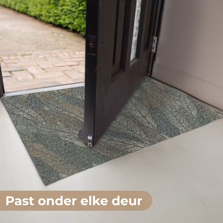 Deurmat - Bladeren - Patroon - Gestippeld - Natuur - Groen — 7