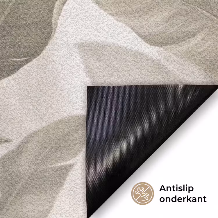 Deurmat - Bladeren - Tropisch - Natuur - Abstract - Beige — 6