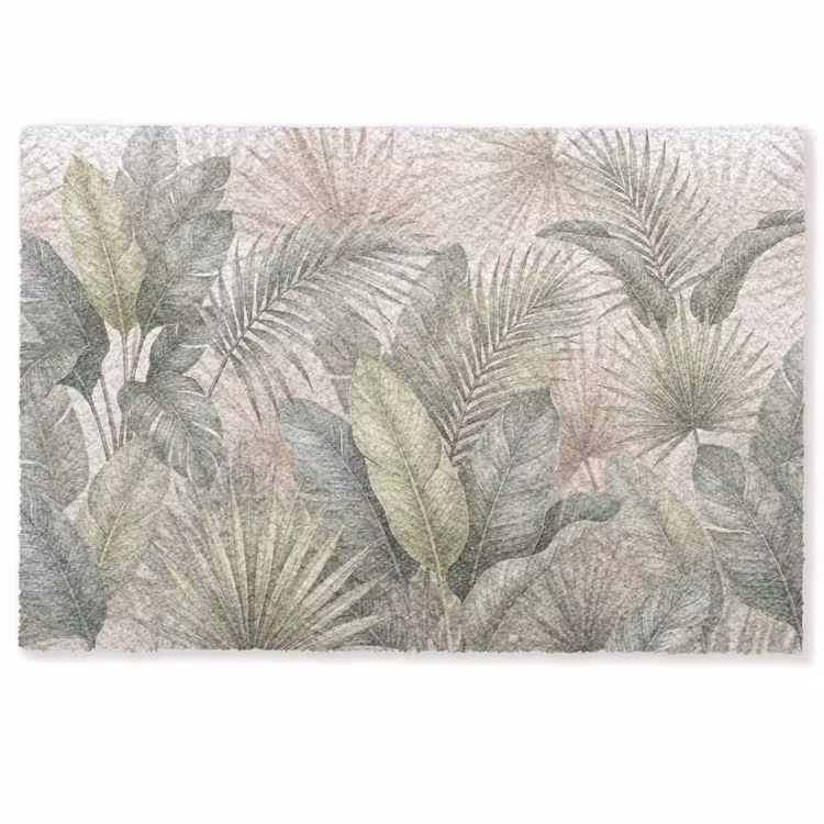 Deurmat - Planten - Tropisch - Bladeren - Groen - Natuur — 1