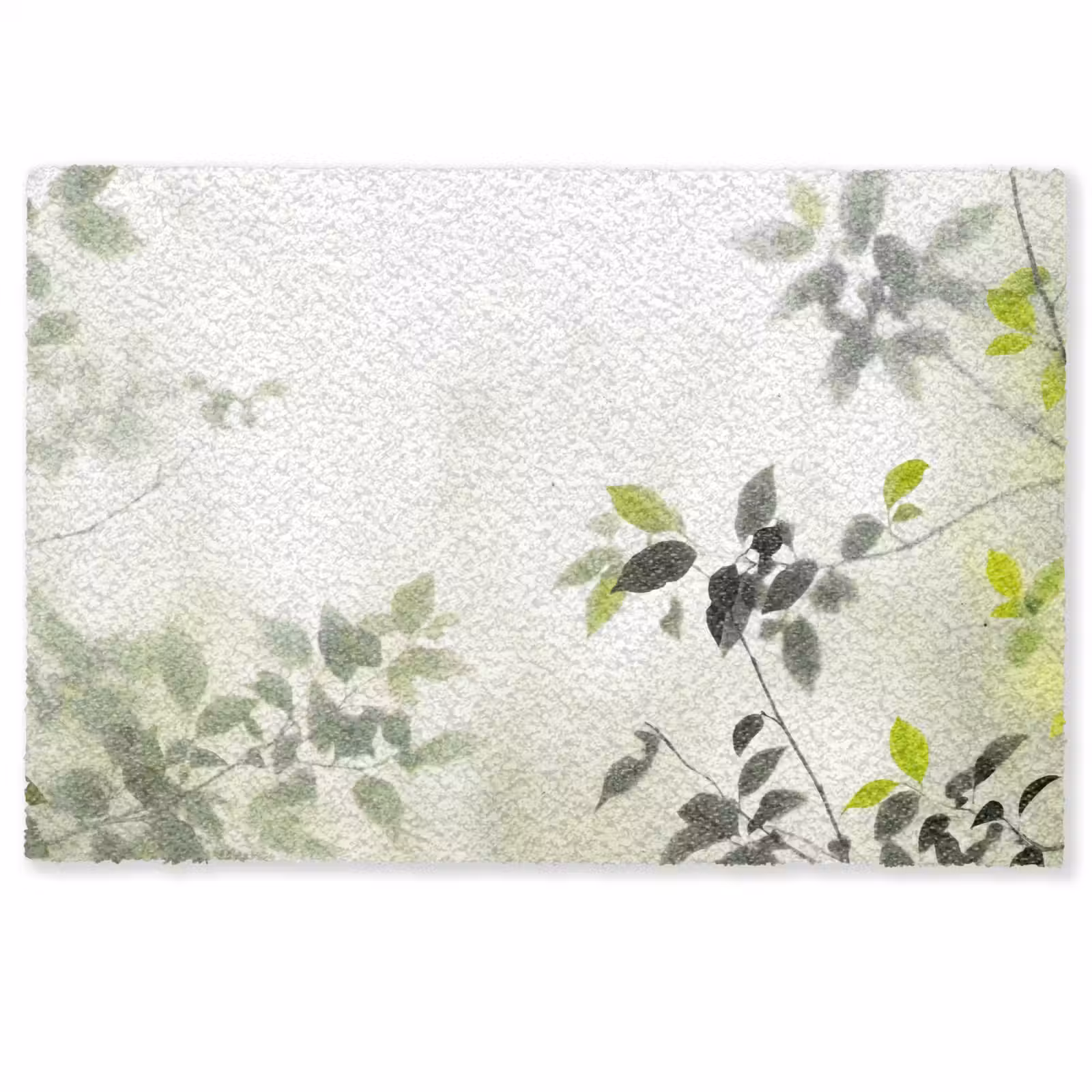 Deurmat - Blad - Schaduw - Natuur - Abstract - Groen — 1