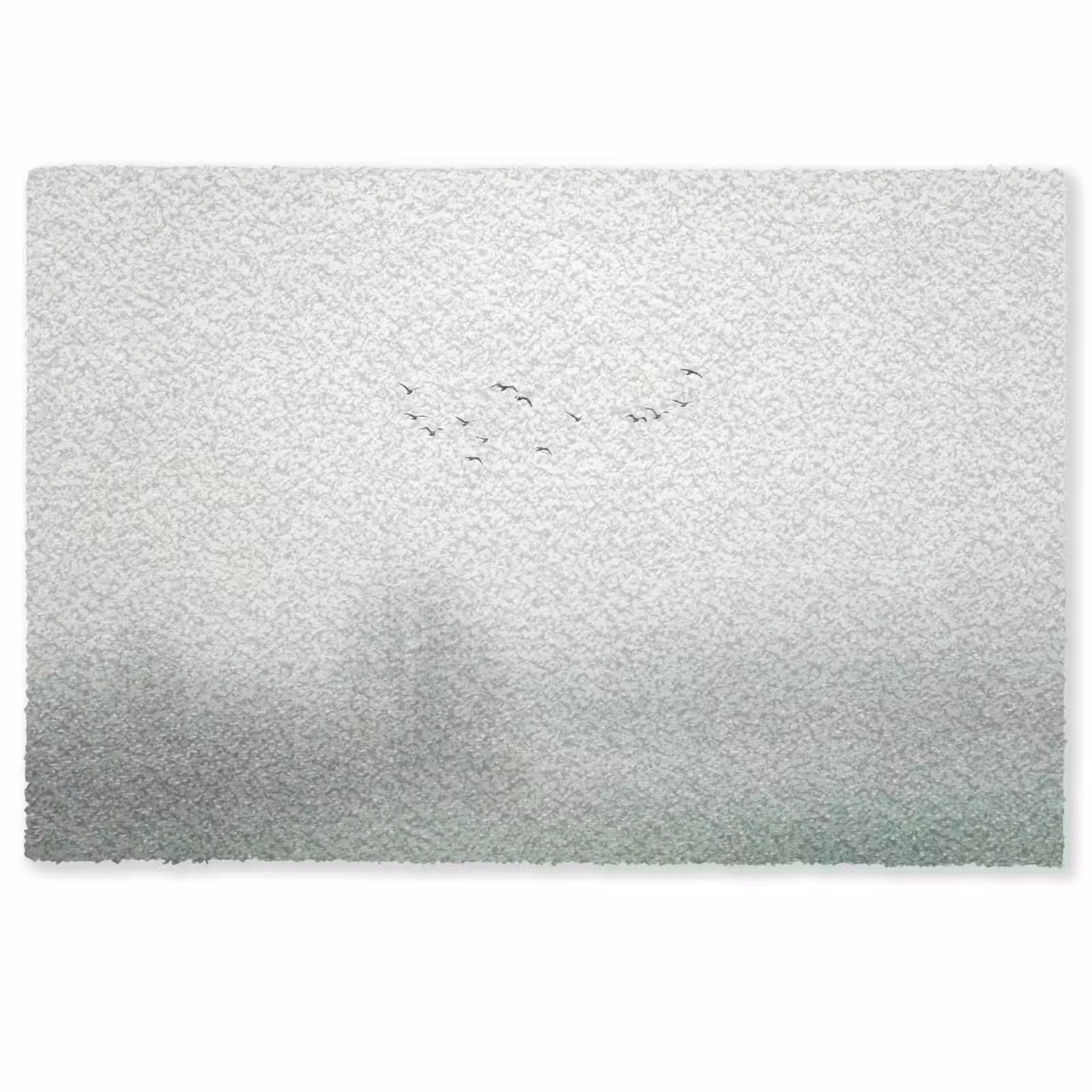 Deurmat - Vogel - Vlucht - Natuur - Minimalistisch — 1