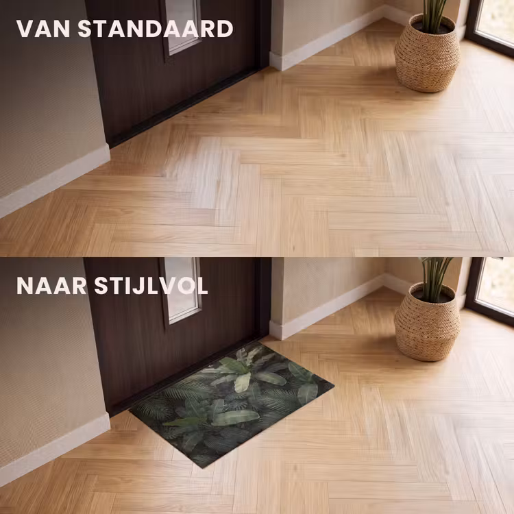 Deurmat - Bladeren - Groen - Tropisch - Natuur — 3