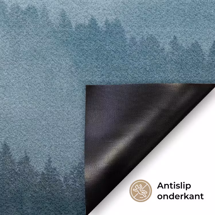 Deurmat - Bos - Mist - Vogels - Natuur - Groen — 6