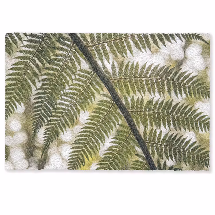 Deurmat - Plant - Blad - Natuur - Groen - Detail — 1