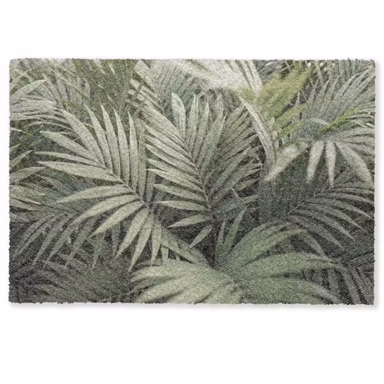Deurmat - Plant - Palmbladeren - Natuur - Groen — 1