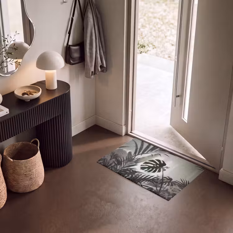 Deurmat - Planten - Bladeren - Natuur - Minimalistisch - Groen — 8