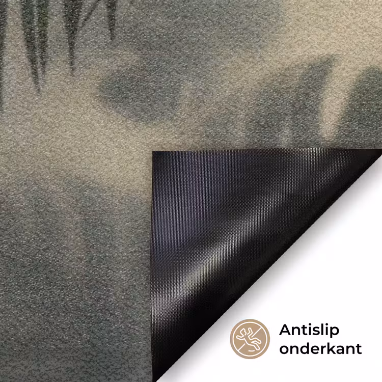 Deurmat - Planten - Bladeren - Schaduwen - Groen - Modern — 6