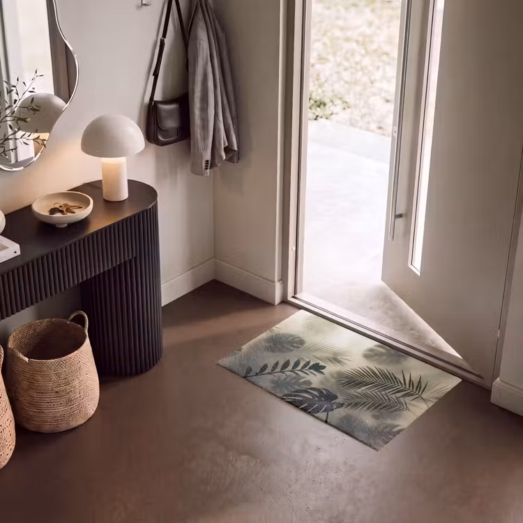 Deurmat - Planten - Bladeren - Schaduwen - Groen - Modern — 8
